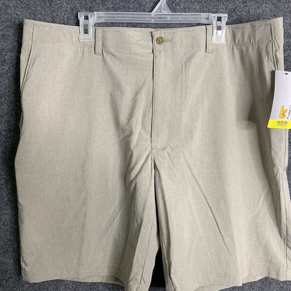 Nicklaus NWT Golf Shorts Men 40 Tan Eco-Choice Stay Dry Sun Protection UPF 50 - Picture 3 of 10